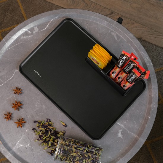 Поднос с менажницей для чая Meyvel A-002 (Black)