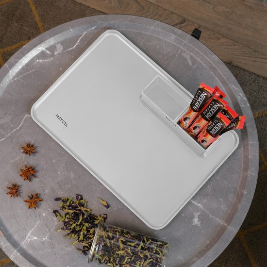 Поднос с менажницей для чая Meyvel A-002 (White)