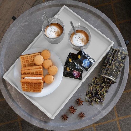 Чайно-кофейный поднос Meyvel A-004 (White)