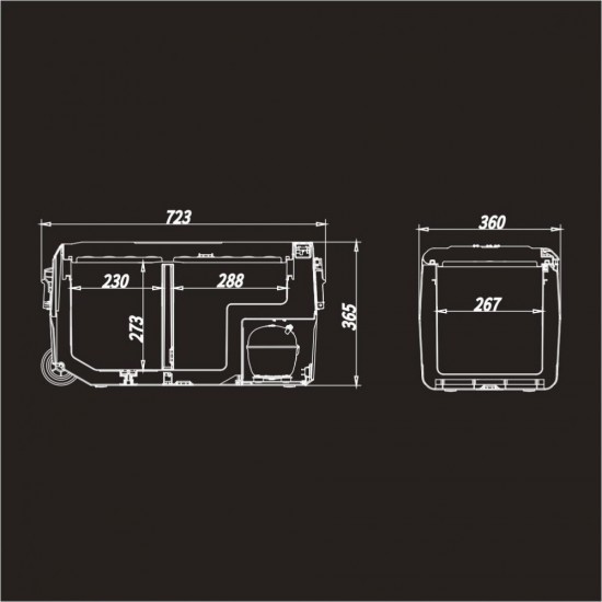 компрессорный автохолодильник Meyvel AF-SD36  изображение